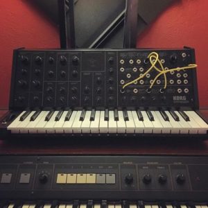 MS20 Synth at the Recording Studio